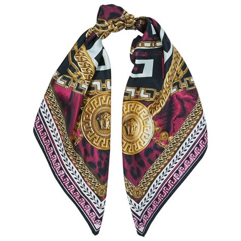 versace head scarves